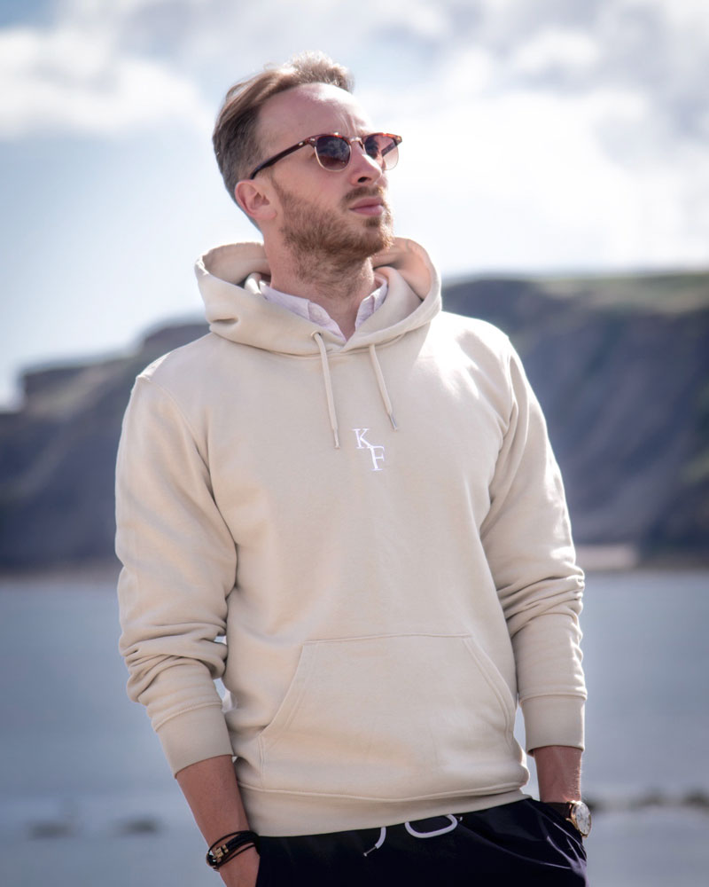 Men's fashion hoodies inspired by Runswick Bay in Yorkshire